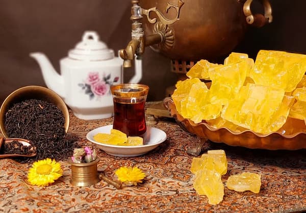 تصویر 1 از خرید و فروش پرده نبات زعفرانی با شرایط فوق العاده